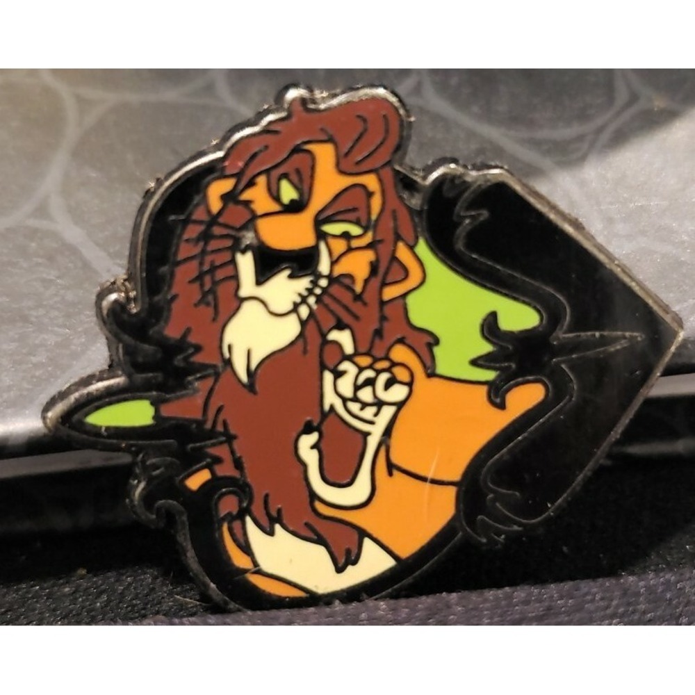Disney LION KING Villain Scar Movie Film Live Action Animation‎ Art Pin 69513